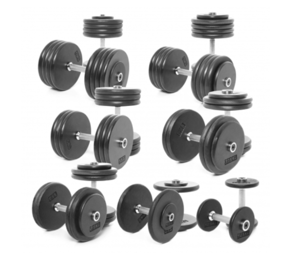 Body Power 2.5-45Kg Pro-style Dumbbells Weight Set D (18 Pairs)